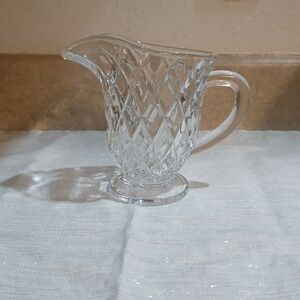 Crystal Clear Glass Creamer